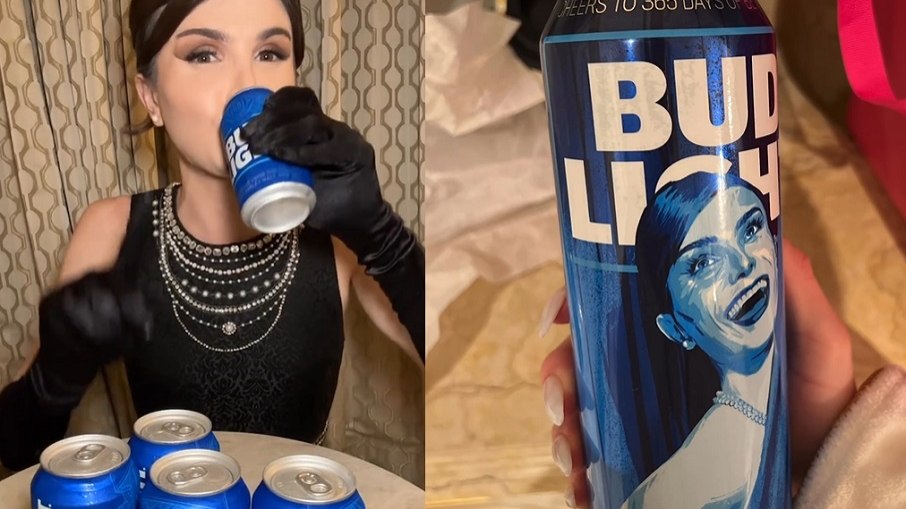 A influenciadora trans Dylan Mulvaney fez uma propaganda da bebida em seu Instagram