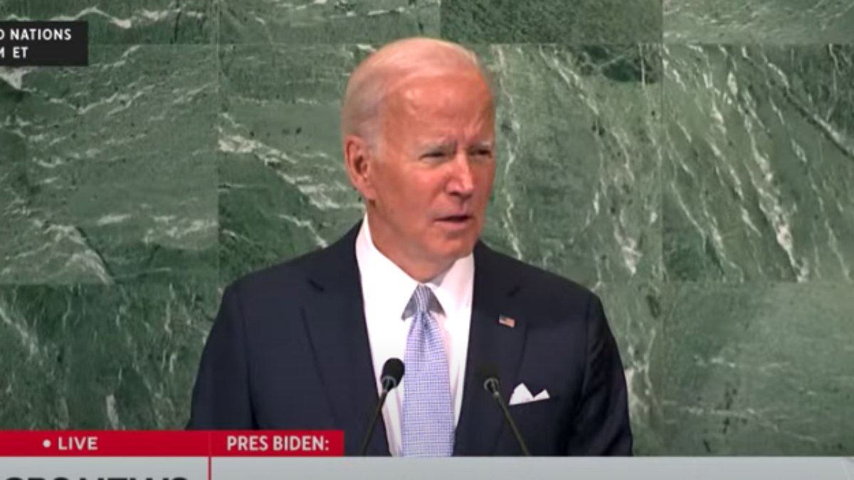 Joe Biden durante Assembleia Geral da ONU - 21.09.2022