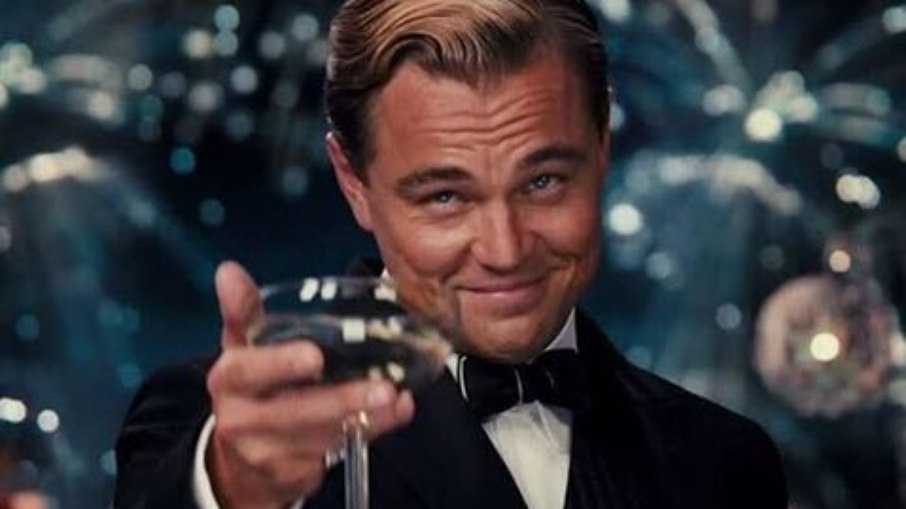 Leonardo DiCaprio em “O Grande Gatsby”