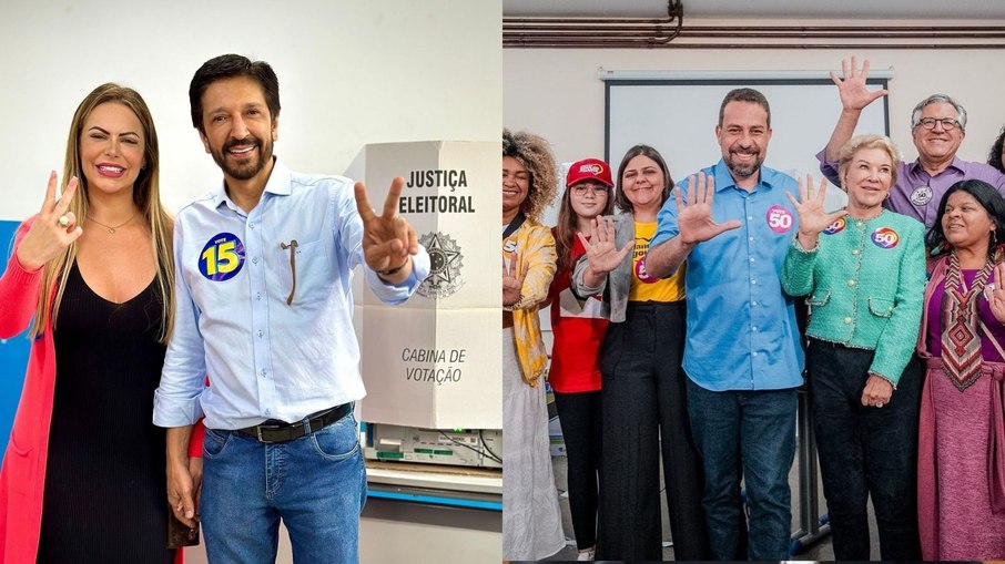 Ricardo Nunes e Guilherme Boulos votam no 2º turno em SP