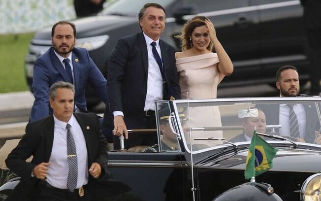Presidente eleito Jair Bolsonaro chega ao Congresso Nacional. Foto: AgÃªncia Brasil/Fabio Rodrigues