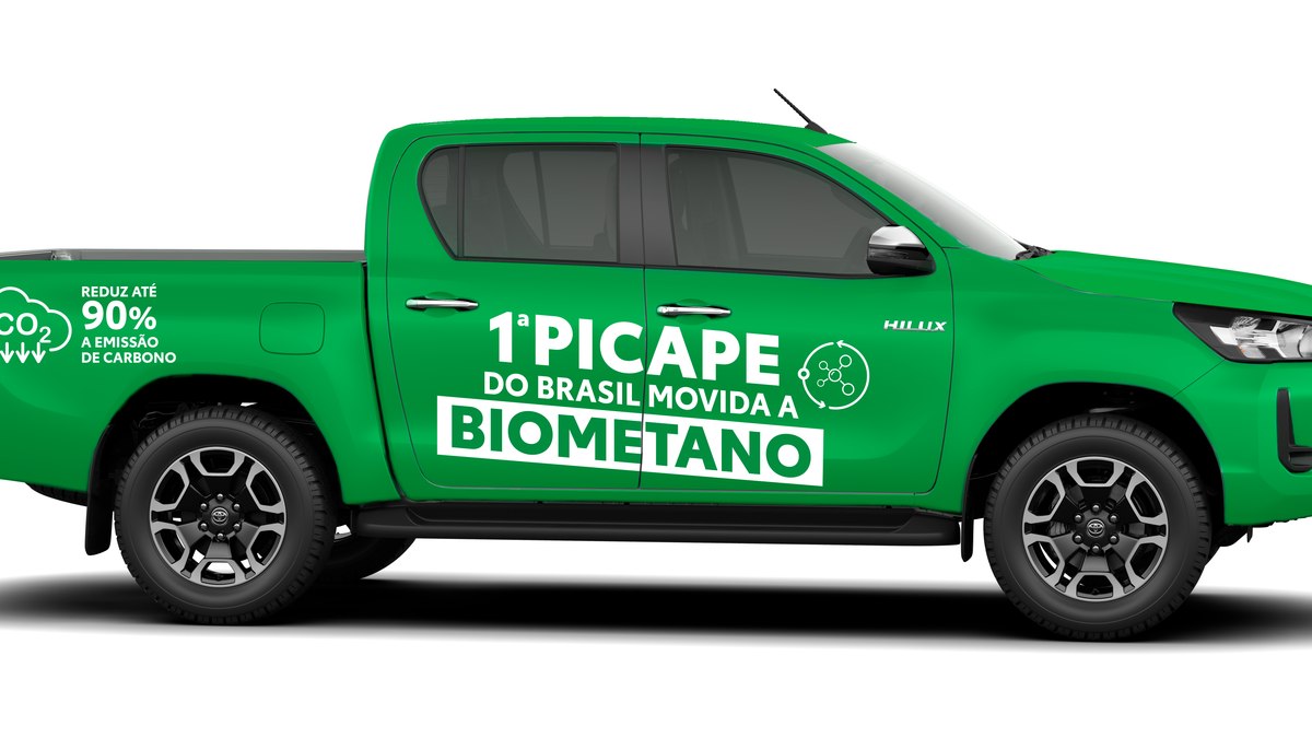 Toyota do Brasil mostra picape movida a biometano