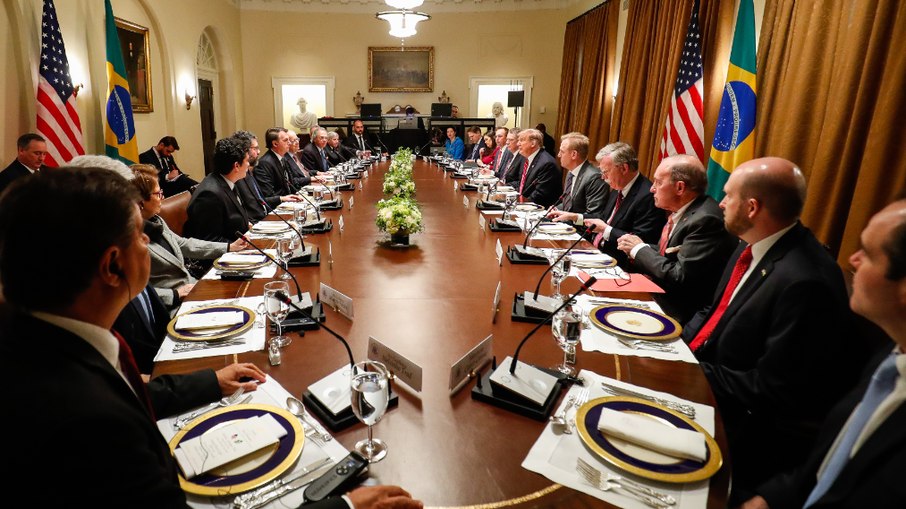 Encontro de representantes políticos de Brasil e Estados Unidos Encontro de representantes políticos de Brasil e Estados Unidos