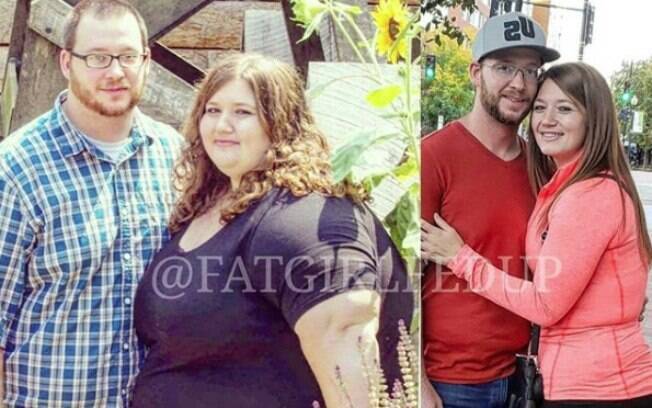 Lexi e o marido Danny conseguiram emagrecer mais de 180 kg juntos em dois anos
