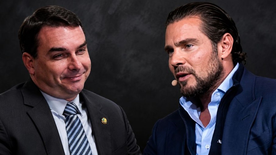 Flávio Bolsonaro e Daniel Vorcaro