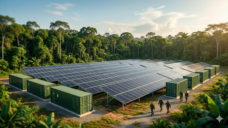 Bases do Exército vão abrigar usinas solares na Amazônia