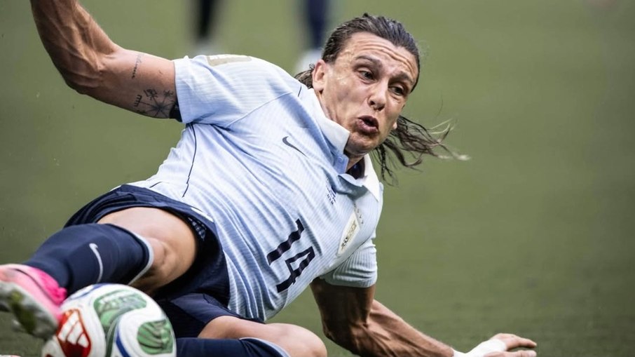 Canobbio em jogo do Uruguai na Copa do Mundo