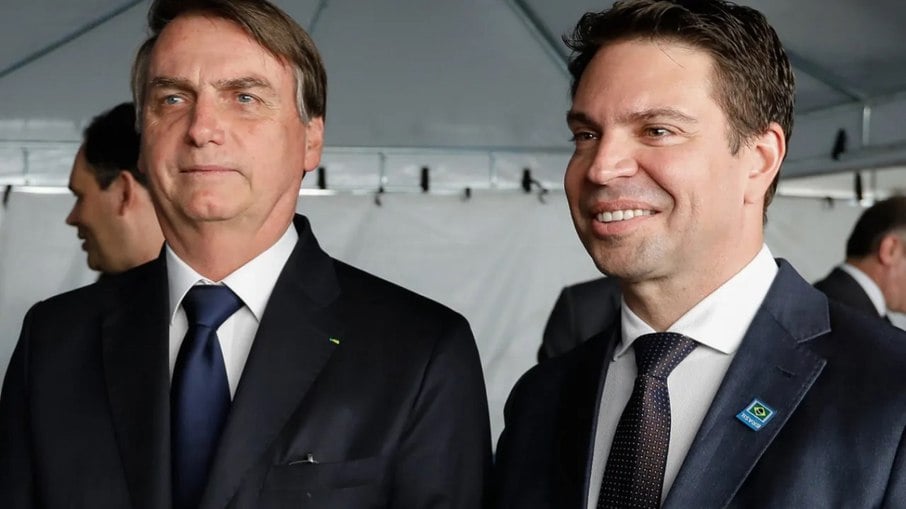 Jair Bolsonaro (PL) e Alexandre Ramagem (PL-RJ) 