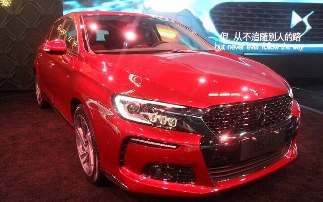 DS 4S apresentado no Salão de Pequim de 2016, quando a reportagem do iG Carros cobriu o evento
