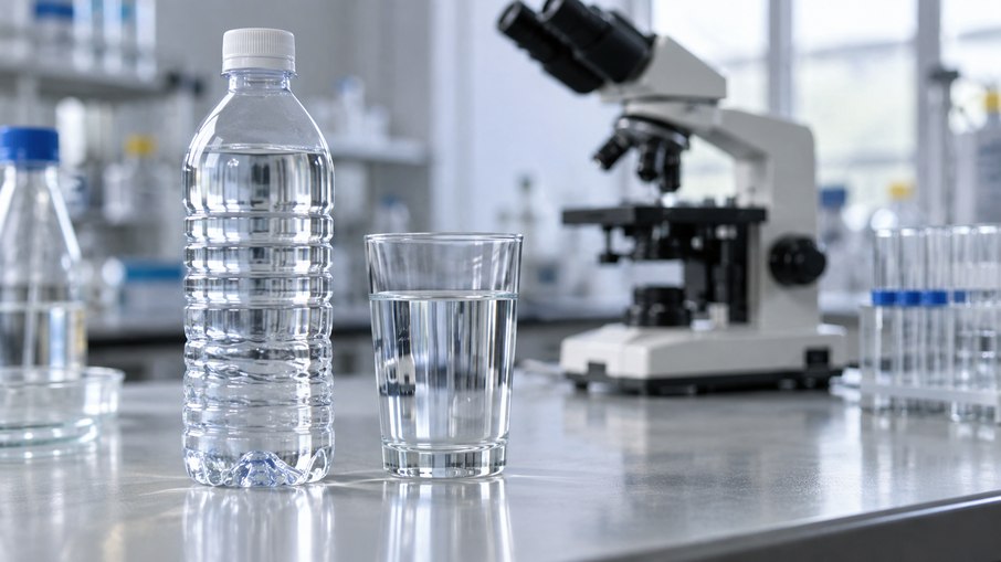 Contaminação por microplásticos ocorre principalmente por ingestão (água e comida) e inalação Contaminação por microplásticos ocorre principalmente por ingestão (água e comida) e inalação