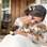 Casamento de Andee e Tina com cachorros em vez de flores. Foto: Facebook/ Cami Zi Photography