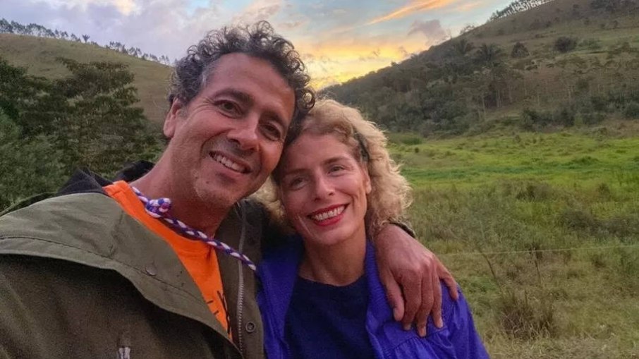 Marcos Palmeira e Gabriela Gastal