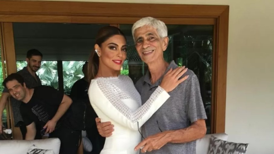 Juliana Paes revela o estado de saúde do pai