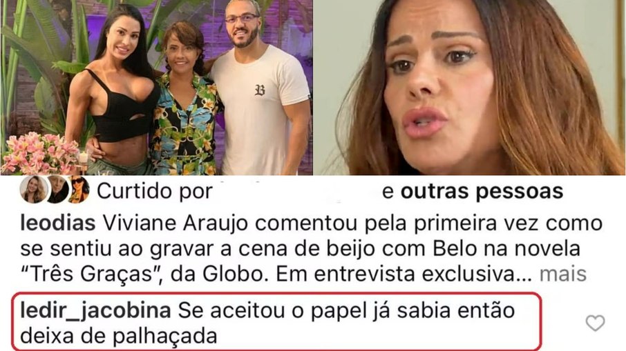 Mãe de Gracyanne detona Viviane Araújo após fala sobre Belo