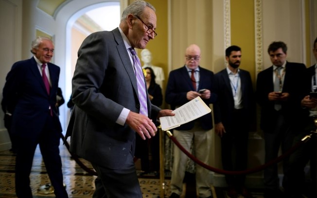 O líder da maioria no Senado americano, Chuck Schumer