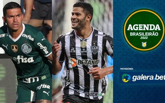 Palmeiras x Atlético-MG, Flamengo x Fortaleza... Saiba onde assistir aos jogos de domingo do Brasileirão
