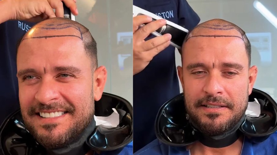 Diogo Nogueira raspa a cabeça e causa burburinho entre fãs. Diogo Nogueira raspa a cabeça e causa burburinho entre fãs.
