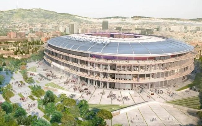Barcelona apresenta novas imagens de projeto do novo Camp Nou