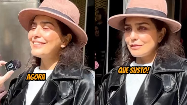 Leticia Sabatella é abordada por influencer que não a reconhece