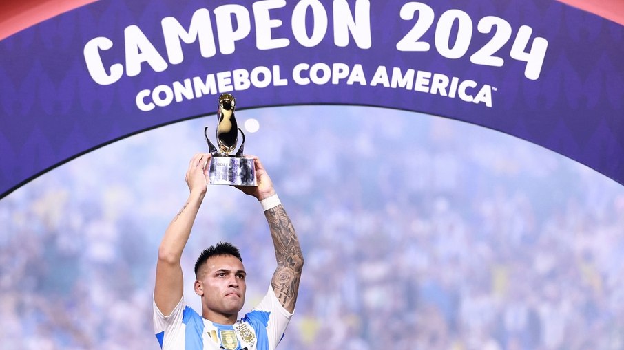 Lautaro Martínez foi o artilheiro da Copa América neste ano