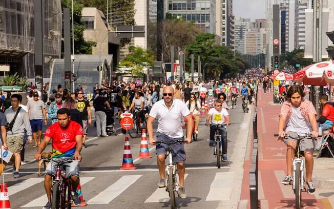 A avenida Paulista aberta