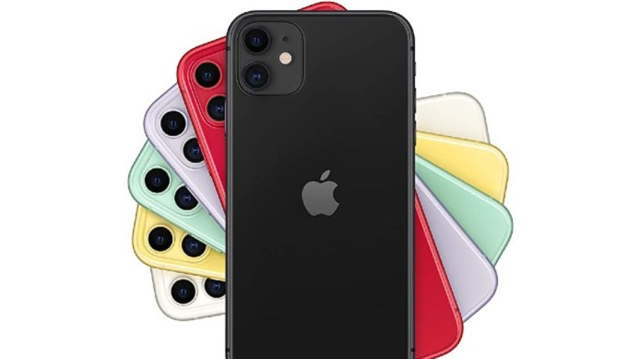 iPhone 11 em várias cores