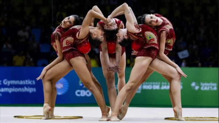 Brasil encerra Mundial de Ginástica Rítmica com nova medalha