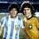 Pela seleção, Zico encontrou Maradona em duelo contra a Argentina. Foto: Arquivo