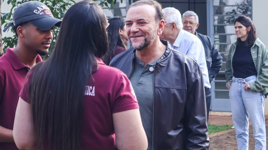 Edinho Silva, presidente nacional do PT, em visita ao Instituto Federal de Educação, Ciência e Tecnologia de São Paulo, em Araraquara 