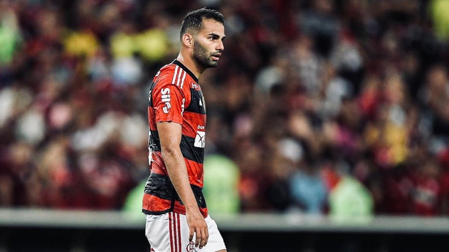 Thiago Maia deve desfalcar o Flamengo contra o Fluminense, pela Copa do Brasil