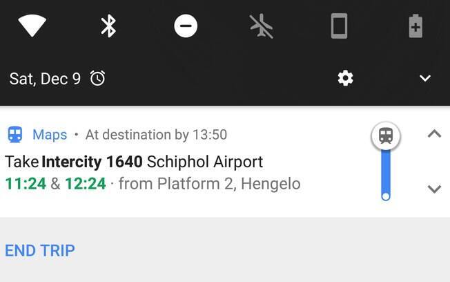 Google Maps deverá exibir atualizações interativas sobre o destino na tela de bloqueio e na área de notificações