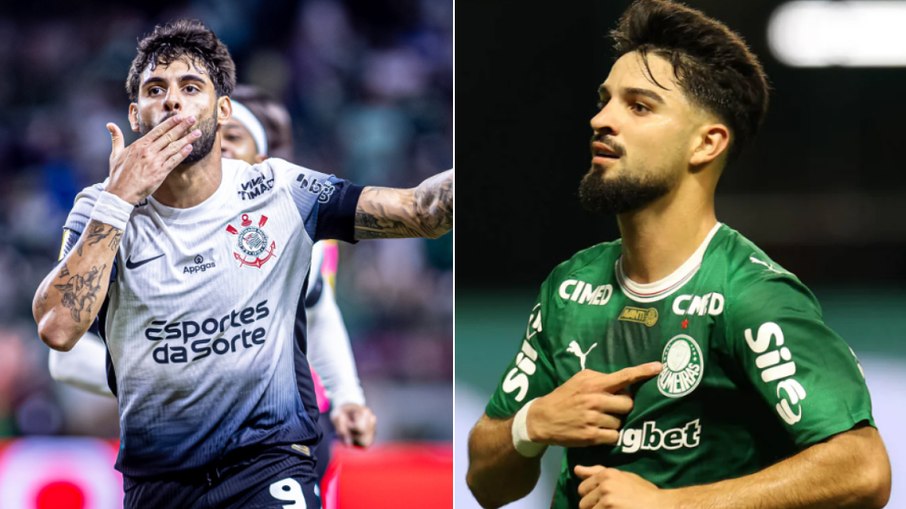 Corinthians e Palmeiras se encaram em momentos distintos na temporada