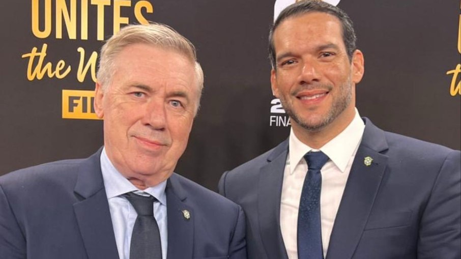 Presidente da CBF fala sobre desejo de renovar com Ancelotti