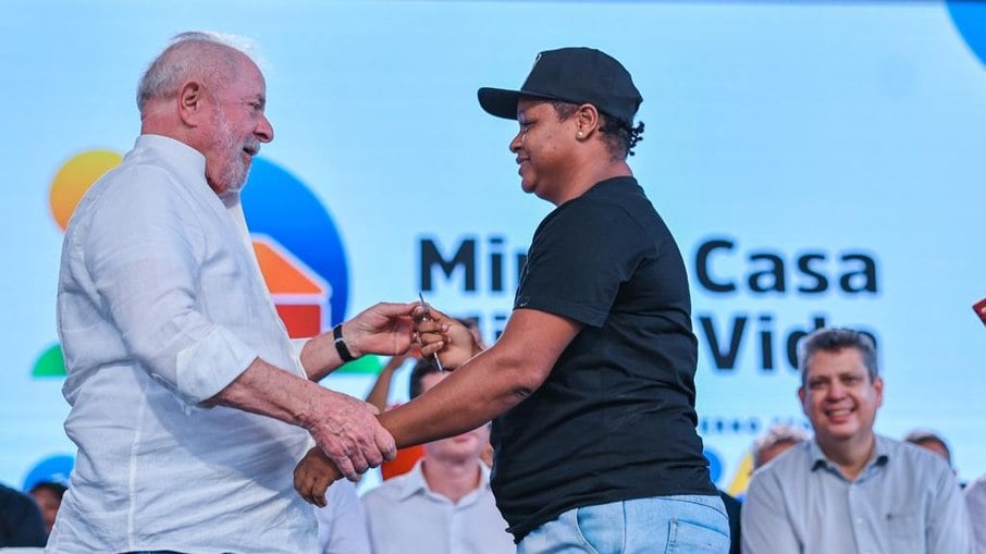 Lula participou de entrega de casas do Minha Casa Minha Vida