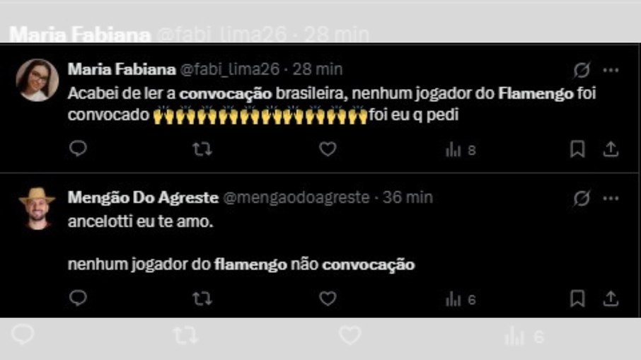 Torcedores do Flamengo reagem à convocação de Ancelotti