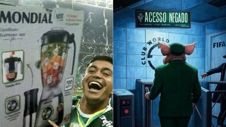 Acesso negado! Rivais brincam com a queda do Palmeiras no Mundial