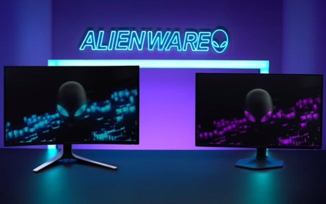 Alienware QW3225QF e AW2725DF chegam ao Brasil a partir de R$ 7.000