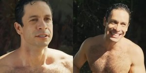 Web repercute cena de Rainer Cadete pelado em novela