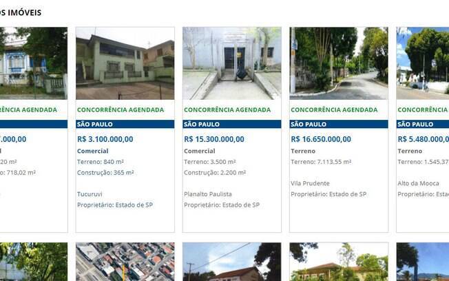 Ao todo, 29 imóveis foram colocados à venda e devem render R$ 96 milhões aos cofres públicos Ao todo, 29 imóveis foram colocados à venda e devem render R$ 96 milhões aos cofres públicos
