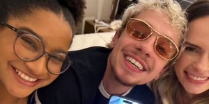 Ana Paula, Juliano e Milena fazem "reunião" após o BBB