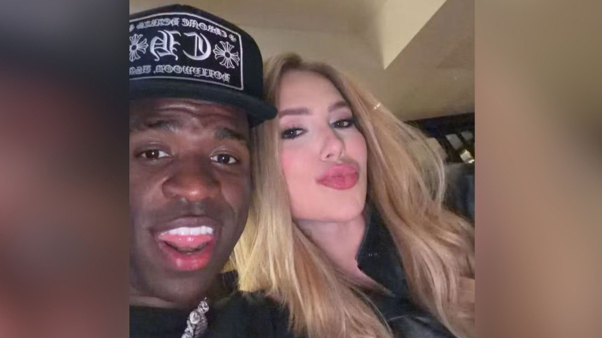 Após vitória da Seleção, Virginia Fonseca e Vini Jr posam juntos