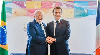 Lula e Macron se reúnem hoje e devem debater acordo Mercosul-UE