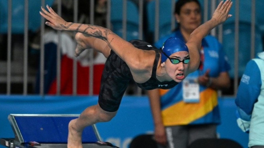 Ana Carolina Vieira durante sua participação nos Jogos Pan-Americanos de Santiago 2023