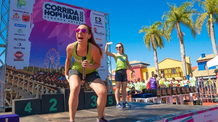 Hopi Hari transforma parque em cenário de corrida de 5 km