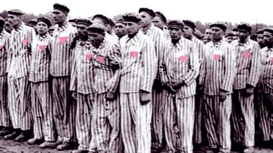 Homens gays presos em campos de concentração durante o Holocausto