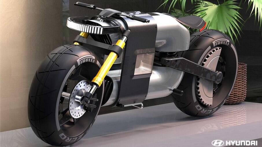 Conceito de moto elétrica Hyundai Ioniq Q tem ideias que poderão ser empregadas num futuro próximo