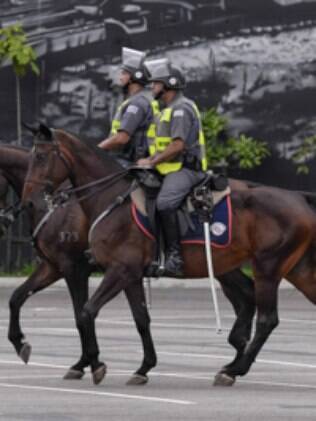 Cavalaria da PM é a guardiã da região central de São Paulo
