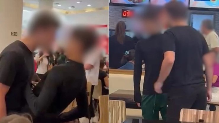 Jovens brigam em praça de alimentação de shopping em Curitiba
