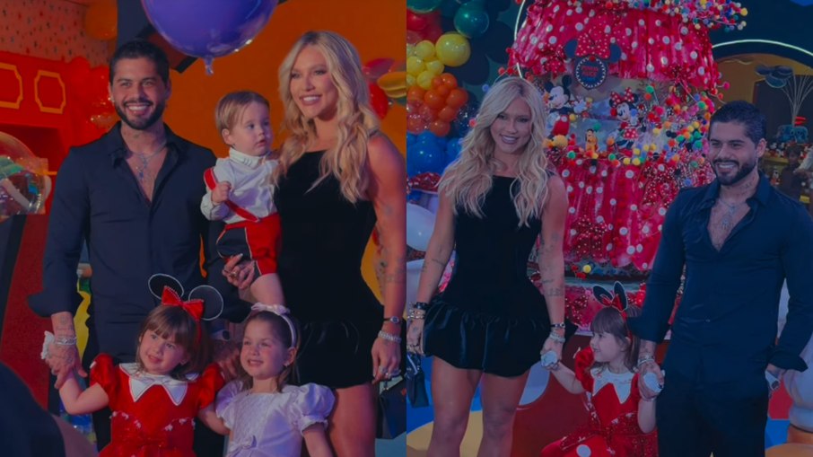 Zé Felipe, Virginia e os filhos