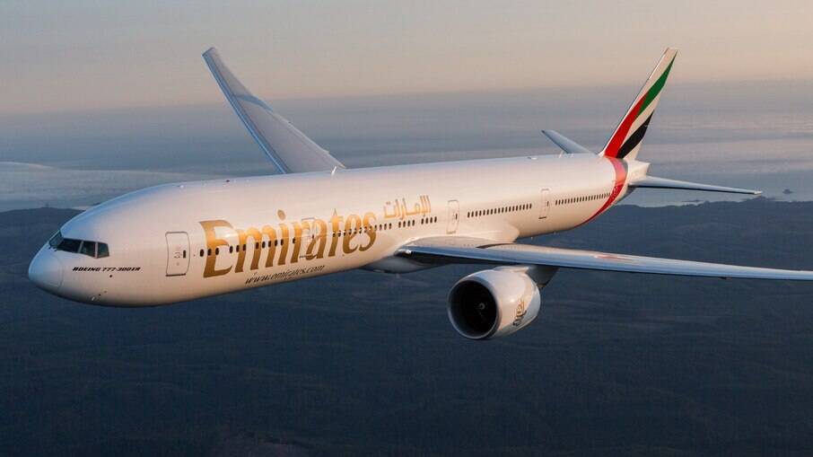 Avião da Emirates